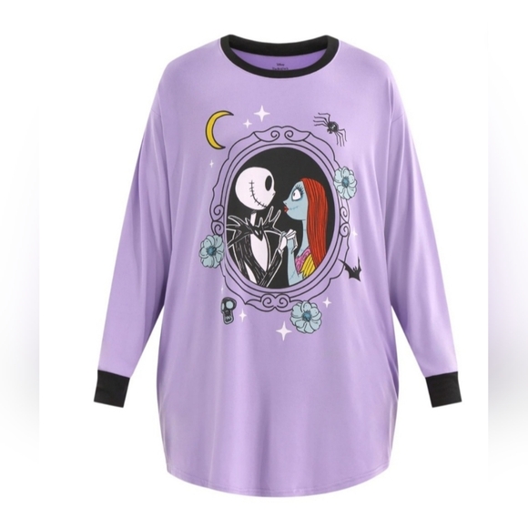 Disney Lavender Nightmare Before Christmas Nightgown - Picture 6 of 6